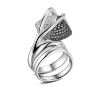 Anneau Pianegonda Femme Arcus in Argent Zirconia PAC32-18 - PAC32-14